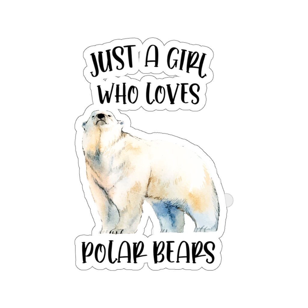 Just A Girl Who Loves Polar Bears Animal Christmas Gift Etsy