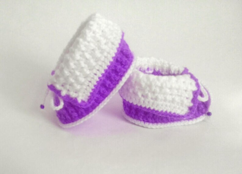 purple infant converse
