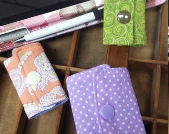 Fabric Cord Keepers: Phone, Tablet, Laptop - Set of 3