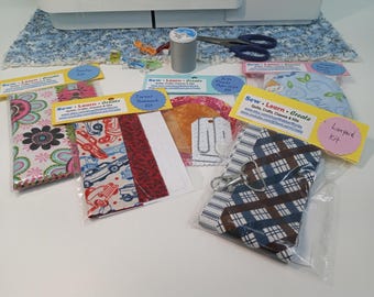 Beginner Sewing Kit Bundle #4: 5 Easy DIY Projects with Video Tutorials