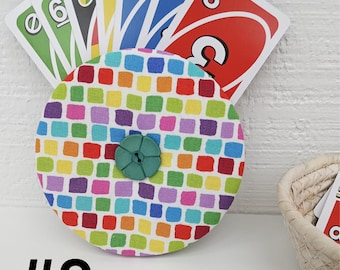 Upcycled Fabric Playing Card Holder: Kids, Arthritis Aid