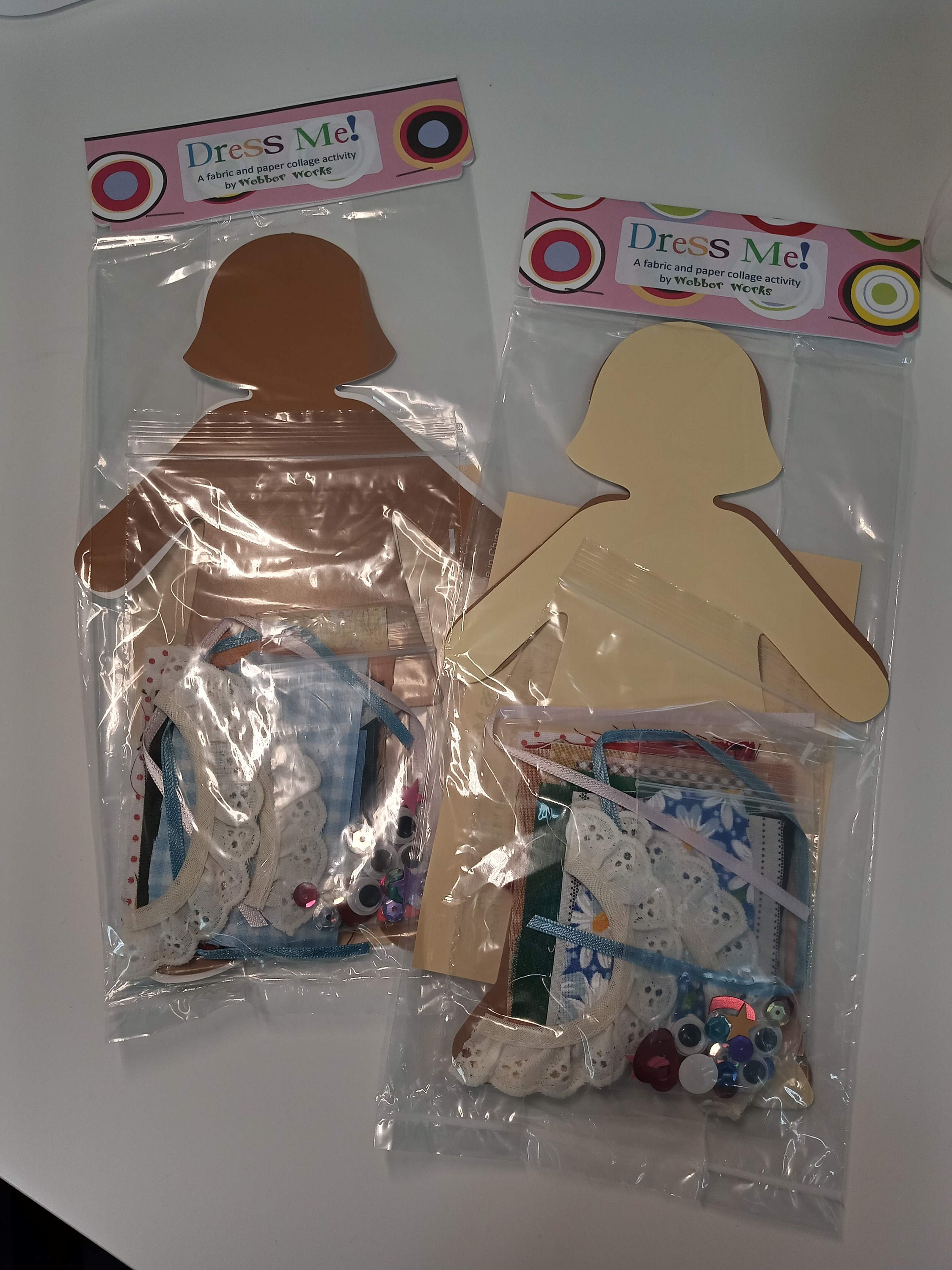 Paper Doll Craft Kit Dress Me Kits, Dress Me, Creative Play, DIY Kit