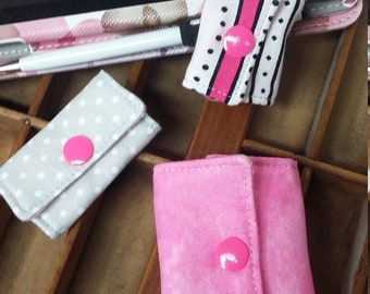 Fabric Cord Keepers: Phone, Tablet, Laptop Cord Organizer Set