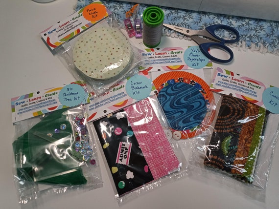 Beginner Sewing Kits 4/ DIY Kit/ Learn to Sew/ Sewing Kits With