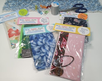 Beginner Sewing Kit Bundle #5: 5 Easy DIY Projects with Video Tutorials