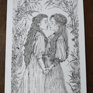 Sappho&#39;s Garden Print