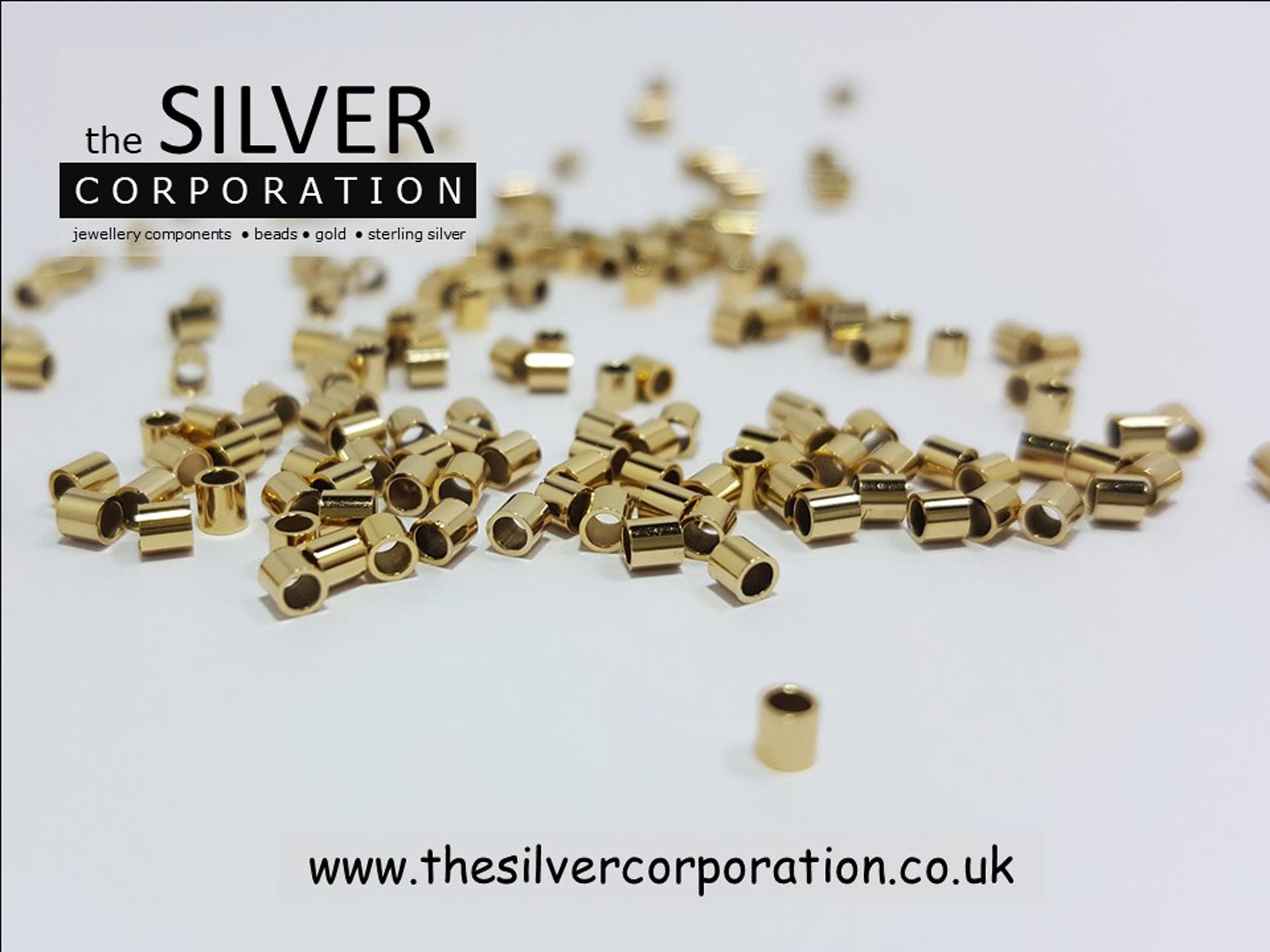 High Quality Silver Plated over Brass Round Crimping Beads, Nickel and Lead  Free Crimp Beads for 1mm Cord, 2.5x1.5mm (Ø 1.5mm) - 50 pcs