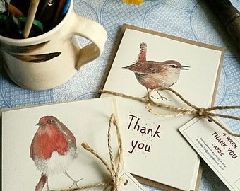 Bird thank you | Etsy