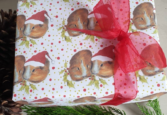 Guinea Pig Wrapping Paper, Guinea Pig Gift Wrap