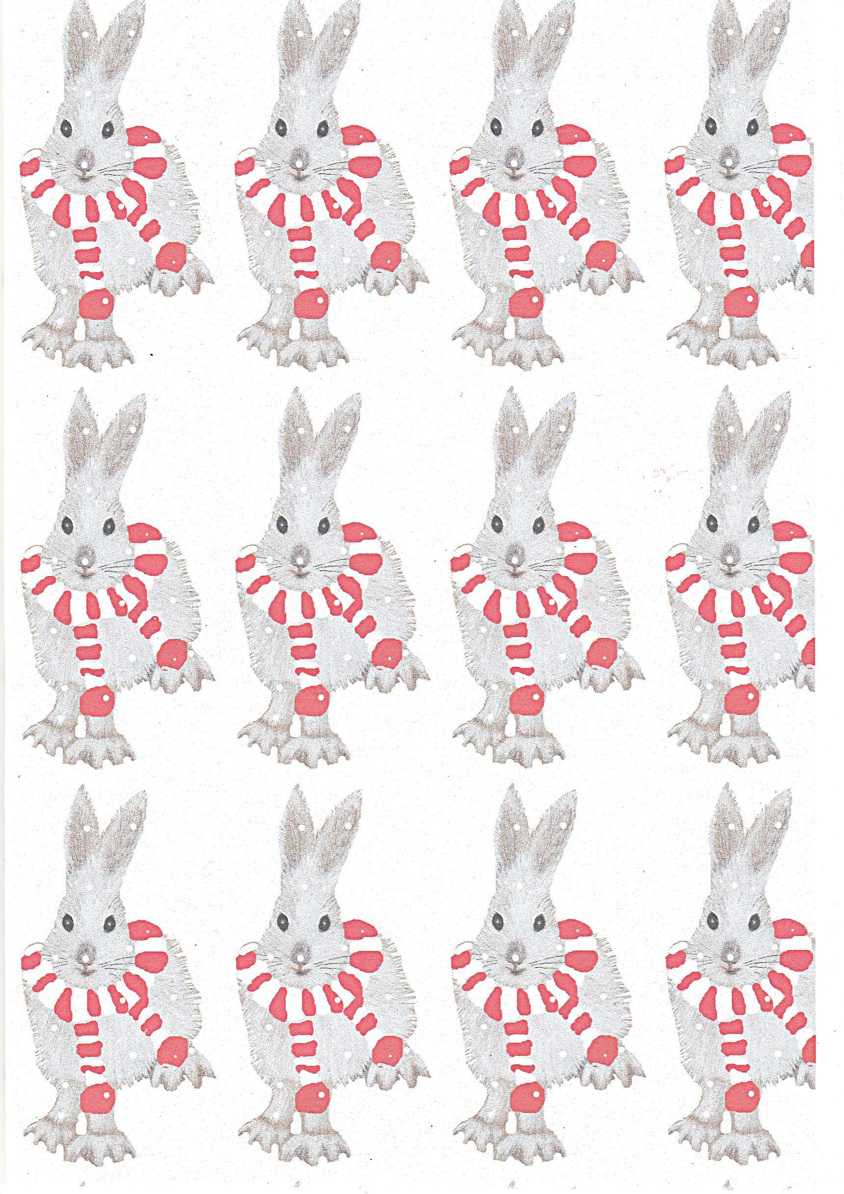 Papier d’emballage De la Saint-Valentin de lapin. Papier lapin. Emballage  cadeau lapin. Papier lapin. Lapin et cœur. Papier d’emballage romantique.