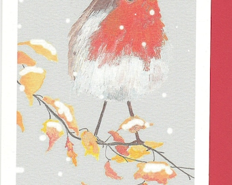 Second Ave Biglietto Di Auguri Natalizio – Nipote, Con Pettirosso (210x148mm) - 6
