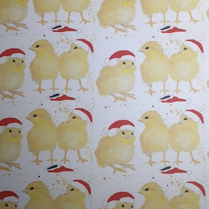 Personalised Chicken Wrapping Paper Roll, Fun 40th 50th 60th 21st Birthday  Gift Wrap, With Your Name and Age On, Cute Chicken Hen Cockerel 