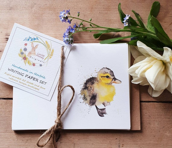 Duckling Writing Paper Set. Writing Paper. Writing Paper With a