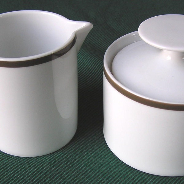 Thomas China (Rosenthal group - Germany) Cream & Sugar- mid century modern