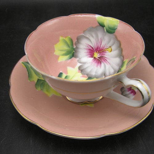 Castle China Tea Cup and Saucer Made in Occupied Japan Etsy