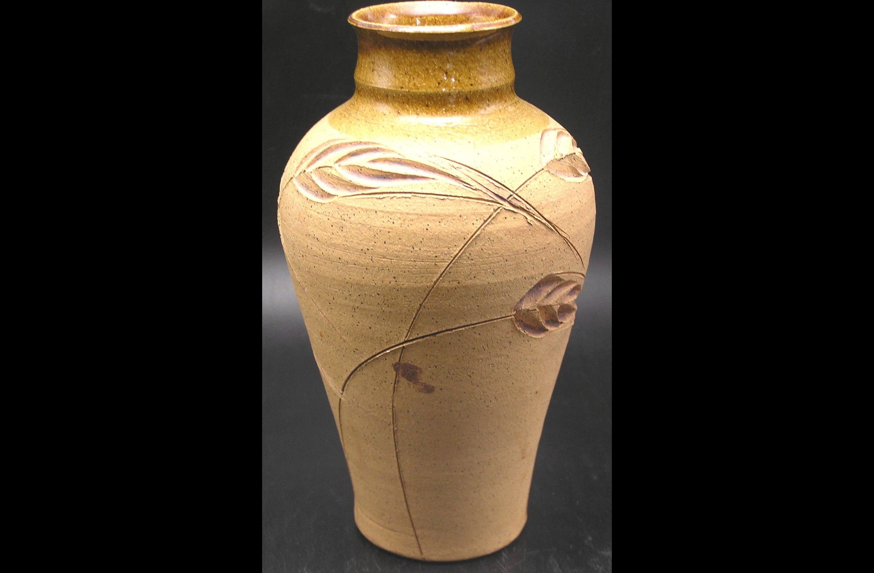 Vintage B and J Mitchell St. Croix USVI Art Pottery Vase Etsy