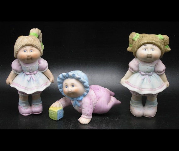 cabbage patch ceramic figurines 1984