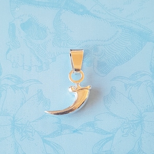 EAGLE - 925 sterling silver pendant representing an eagle claw - tribal pendant - eagle totem animal