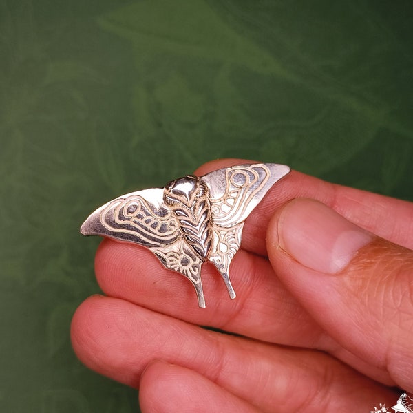 MOTH - Broche, pin van 925 sterling zilver die de mot uit de videogame The Last of us voorstelt