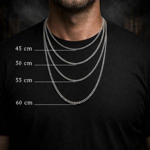 SCREAM ist eine Herrenkette aus 925er Sterlingsilber mit Kaltemaille, die Ghostfaces Messer aus dem Film Scream darstellt. Bild 8