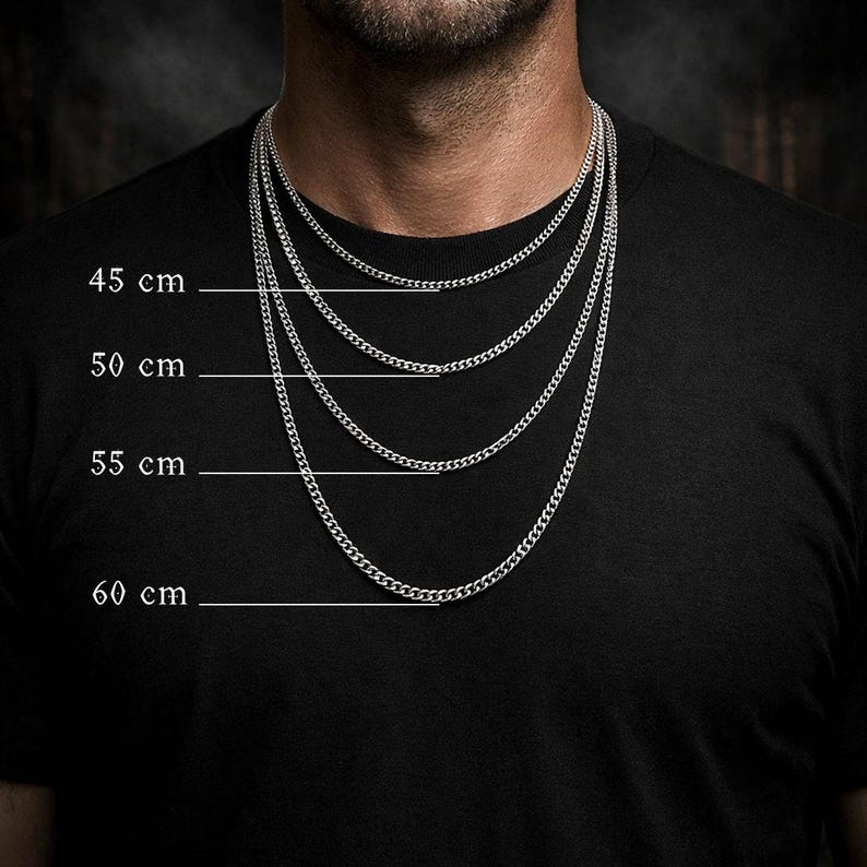 SCREAM ist eine Herrenkette aus 925er Sterlingsilber mit Kaltemaille, die Ghostfaces Messer aus dem Film Scream darstellt. Bild 8