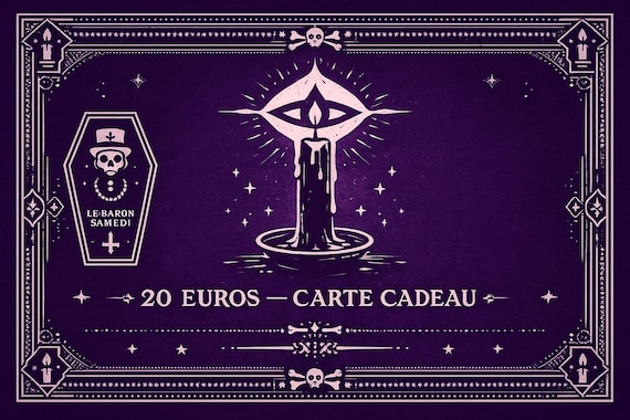 GIFT VOUCHER 20 euros Le Baron Samedi - The ideal gift when you want to give a piece of jewelry… without making a mistake.