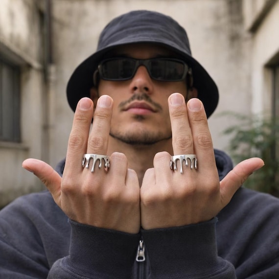 Blood of the Vein – 925 Sterling Silver Ring, Symbol of Brotherhood and Bond