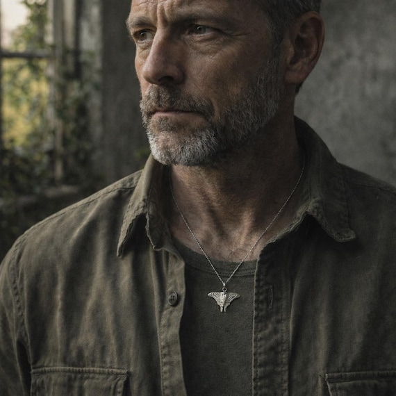 THE MILLER: Sterling Silver 925 Pendant, a Tribute to TLOU' Night Moth