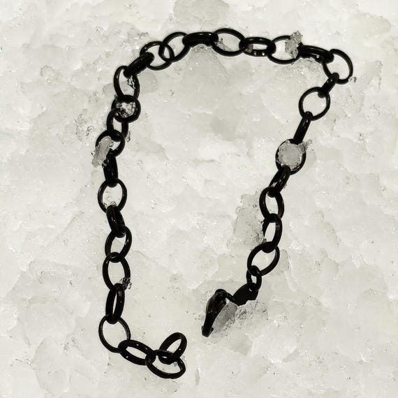 FETR — Blackened Silver Chain Bracelet (with Optional MALGRIM or HELMAR Charm)