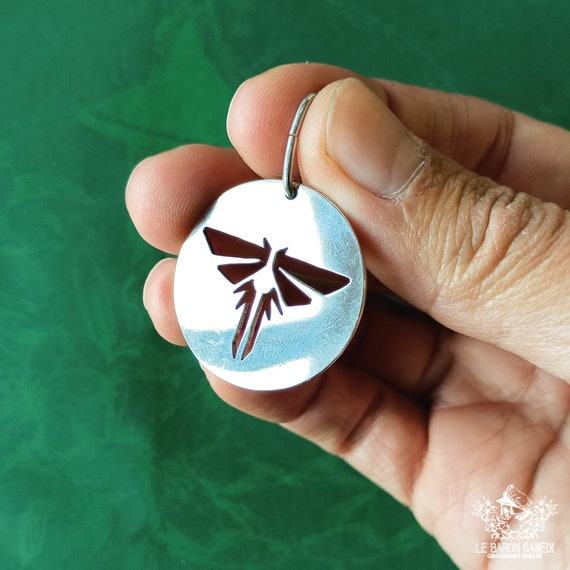 FIREFLY - Sterling Silver 925 Medal Pendant Featuring the Fireflies Logo from The Last of Us