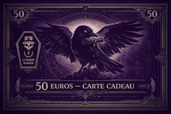 GIFT VOUCHER 50 euros Le Baron Samedi - The ideal gift when you want to give a piece of jewelry… without making a mistake.