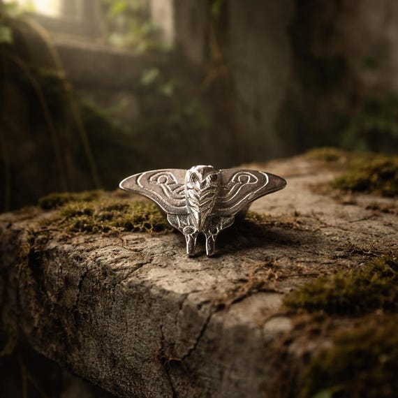 THE MILLER - Sterling Silver 925 Brooch Pin, a Tribute to The Last of Us' Moth