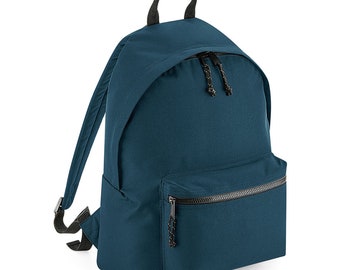 teal backpack purse
