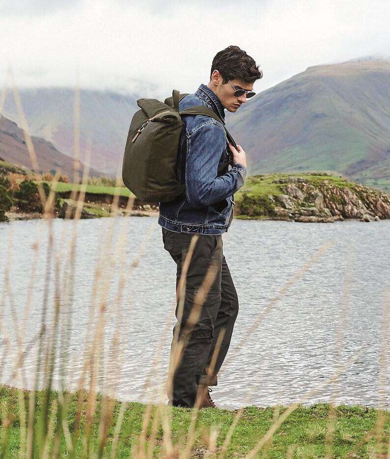 waterproof waxed canvas backpack