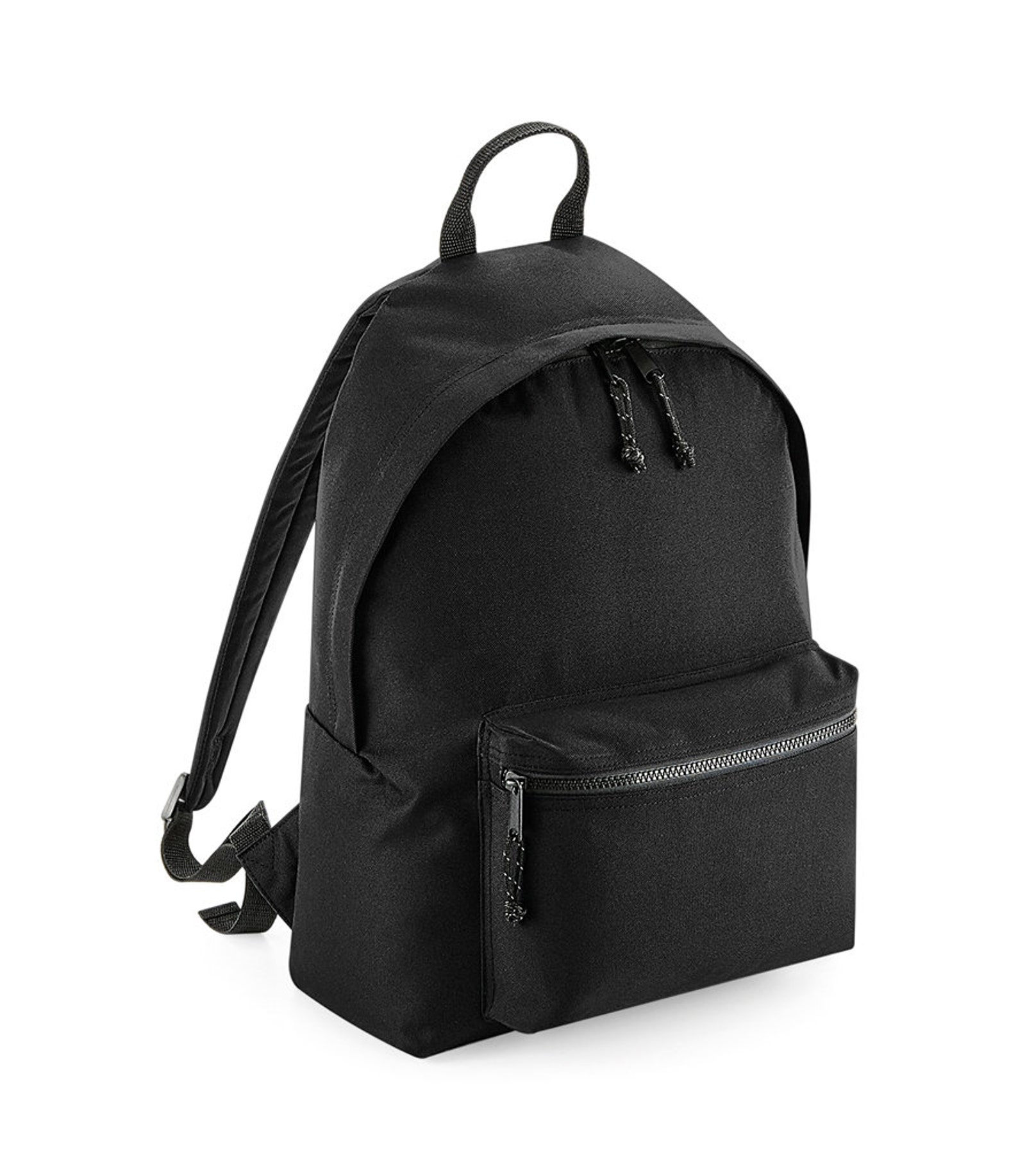BLACK Recycled Backpack. Classic Backpack. Back to School Etsy