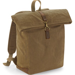 Utylity Style Waterproof Waxed Canvas Backpack