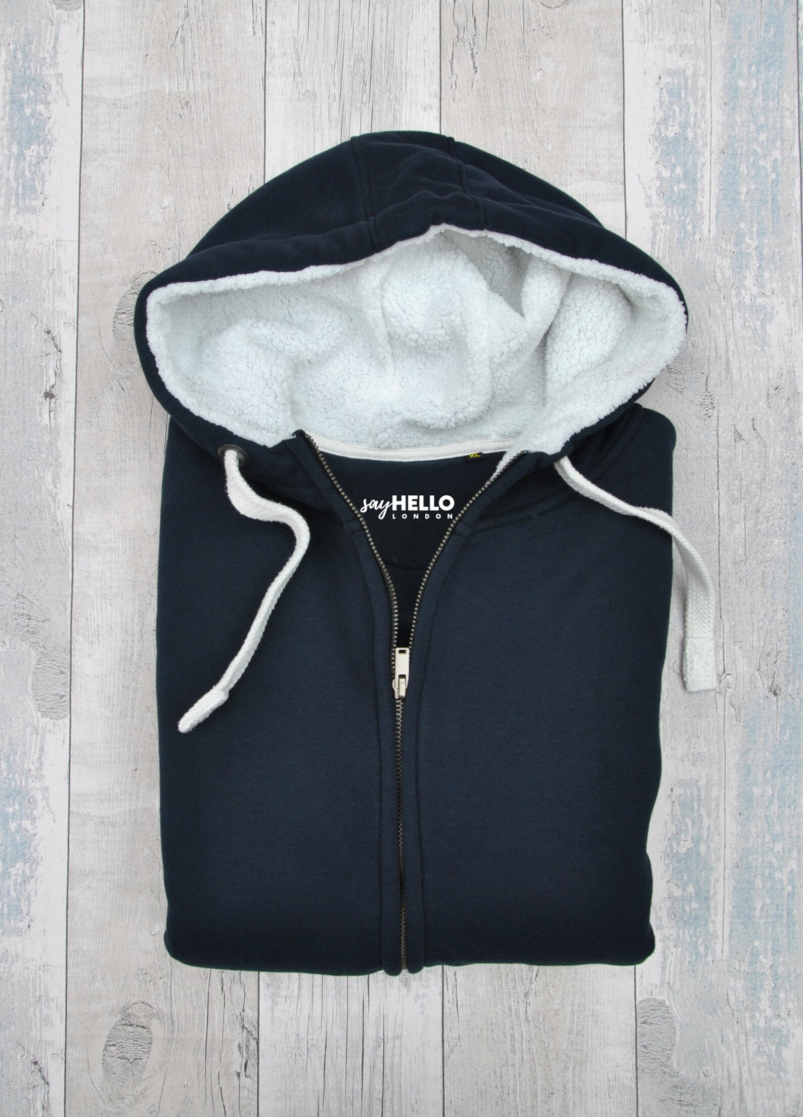 SHERPA Hoodie. Winter Hoodie. DUSTY GREY. Premium Zip Hoodie. - Etsy