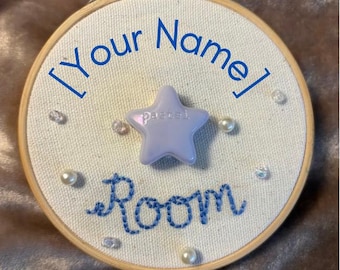 Embroidery Hoop, Pastel Bead, Customizable