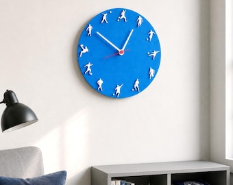 Football Wall Clock, Gift for men and sport lover