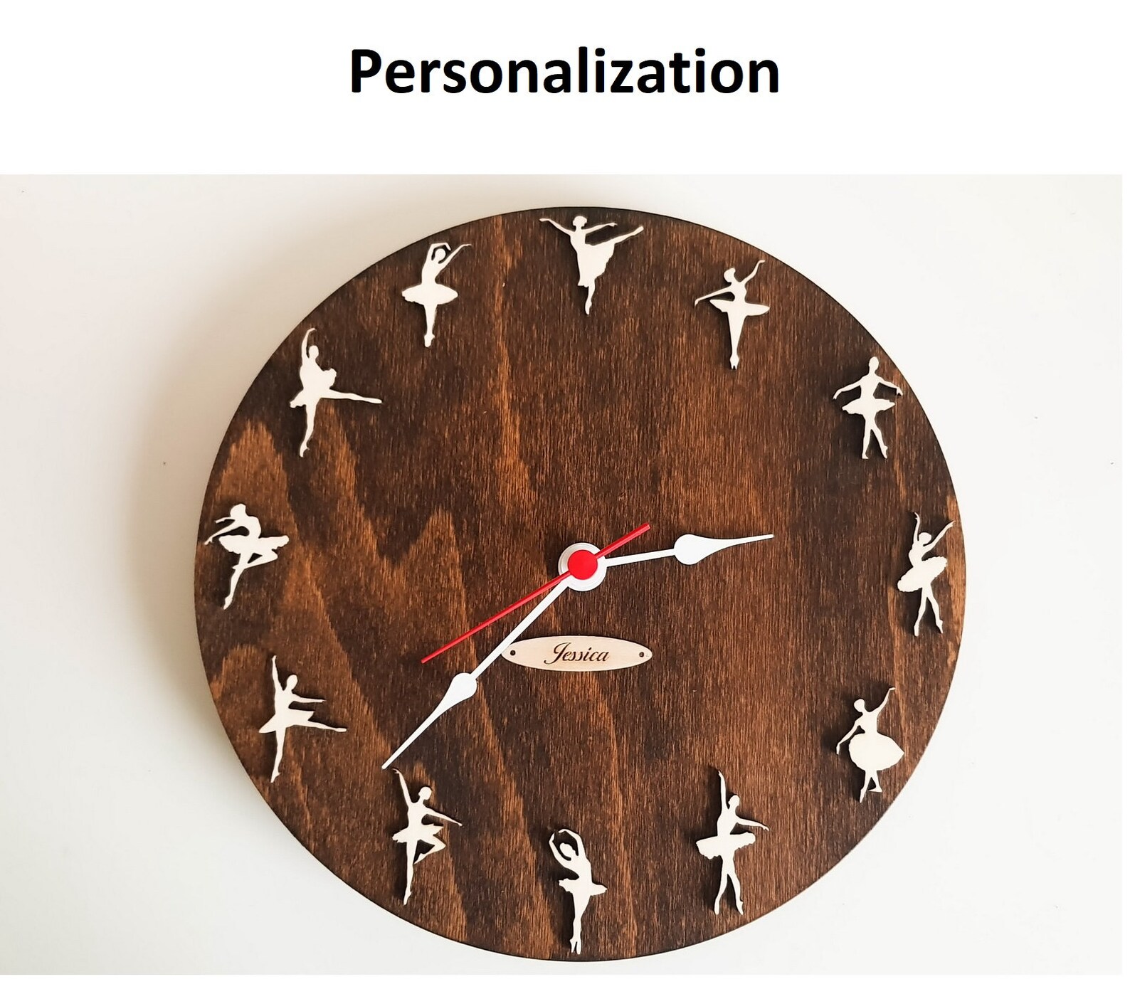 Boxing Clock Wall Clock With Boxers Martial Arts Home Decor Etsy