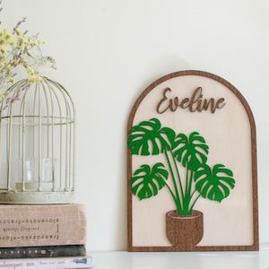 Personalized Wood Name Sign: Custom Family Wall Decor