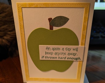 Apple a day card