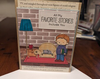My favorite stories card