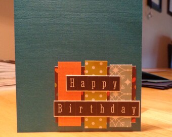 Clean and Simple birthday greeting card