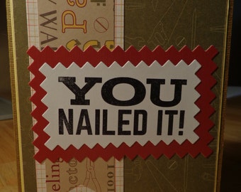 You nailed it card