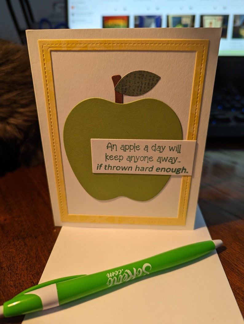 Apple a day card image 1