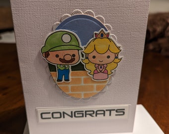 Video game couple card