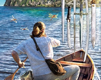 Six of Swords - Tarot Fine Art Print