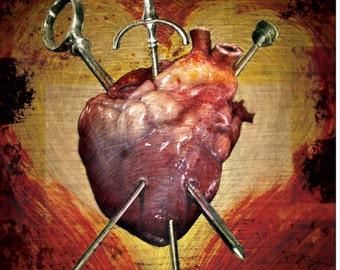 Three of Swords - Tarot Fine Art Print