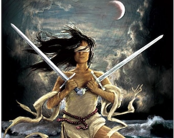 Two of Swords - Tarot Fine Art Print